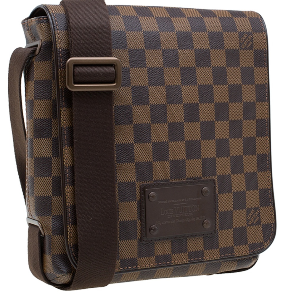 Louis Vuitton Damier Ebene Canvas Brooklyn PM Bag